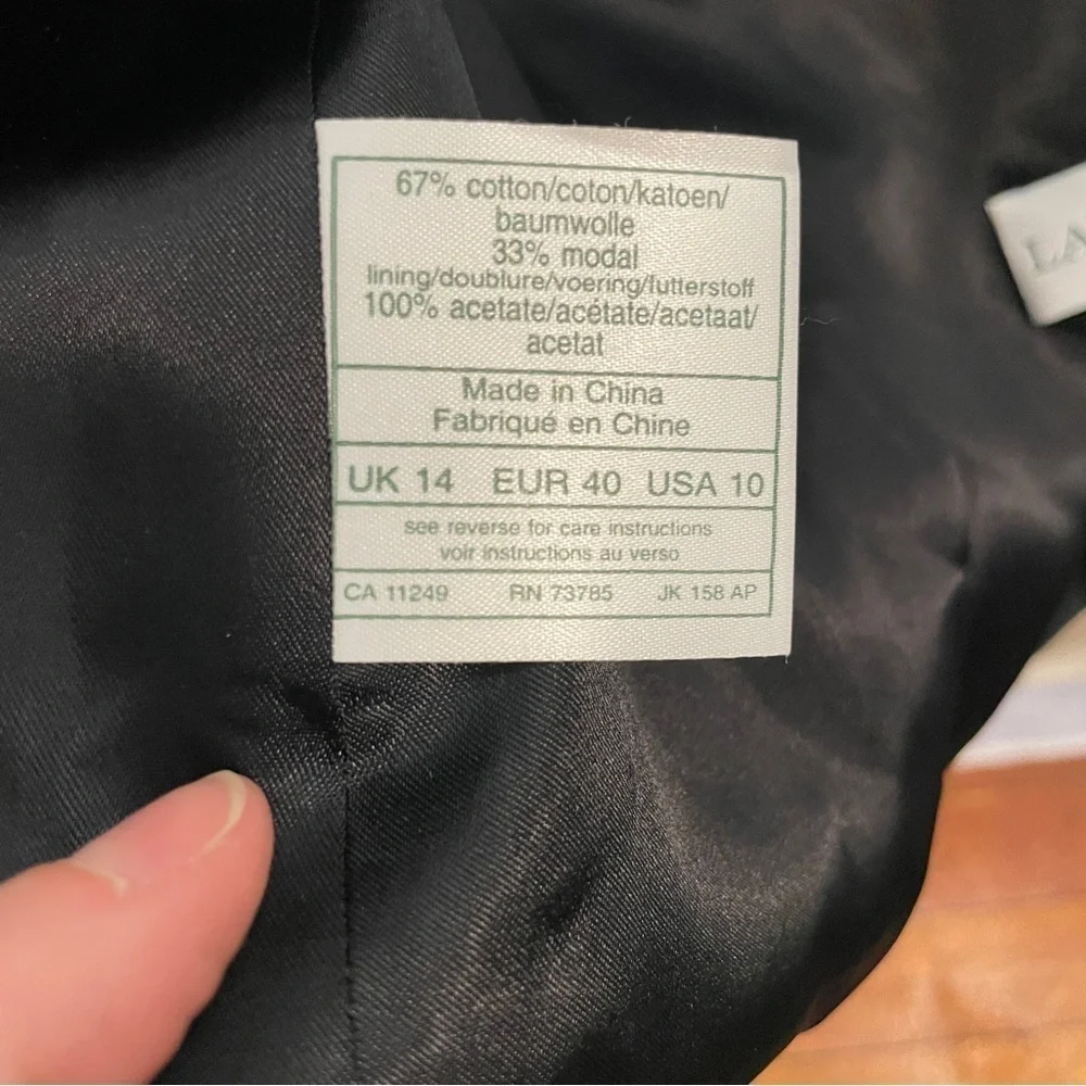 Laura Ashley Velvet Beaded Evening Jacket